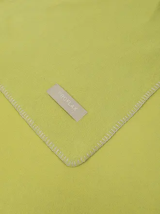 PROFLAX | Manta para el hogar - Plaid 160x200cm Secret Mandarin | hellgrün